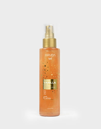 Body Splash Shiny Vanilla ARVEA bouteille brume corps pailletée