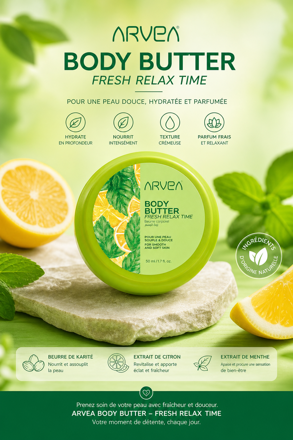 Body Butter Fresh — Soin Corps Relaxant Frais